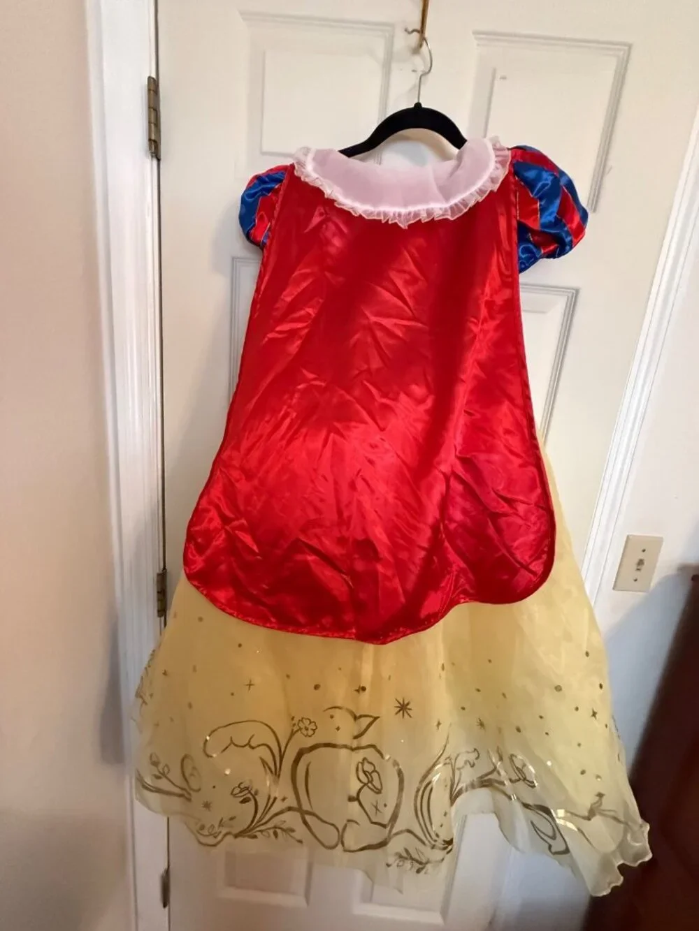 Original Disney Store Princess Snow White Costume Dress Sequins Cape 7/8 Coplay - Picture 8 of 8